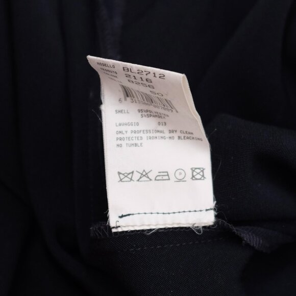 Giorgio Armani Black Label shirt 50 US 40 high neck navy $1900 - Picture 9 of 10